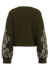 Jersey de jacquard con hombros descubiertos para mujer