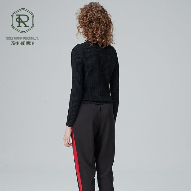 Damen-Pullover mit Rundhalsausschnitt, Thermolite-Heiz-OUTDOOR-Pullover