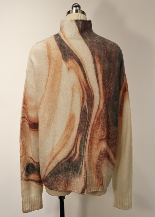Pull &agrave; col montant pour femme