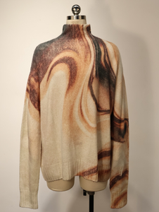 Pull &agrave; col montant pour femme