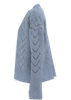 Cardigan Femme En Maille Ajour&eacute;e Motif Losanges