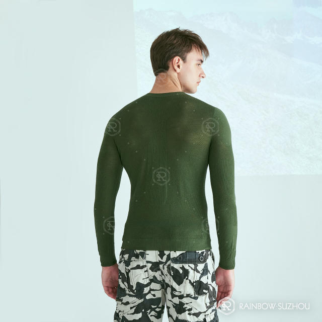 Jersey de lana merino para hombre