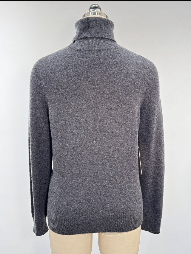 Nahtloser Rollkragenpullover f&uuml;r Damen aus 100 % Kaschmir