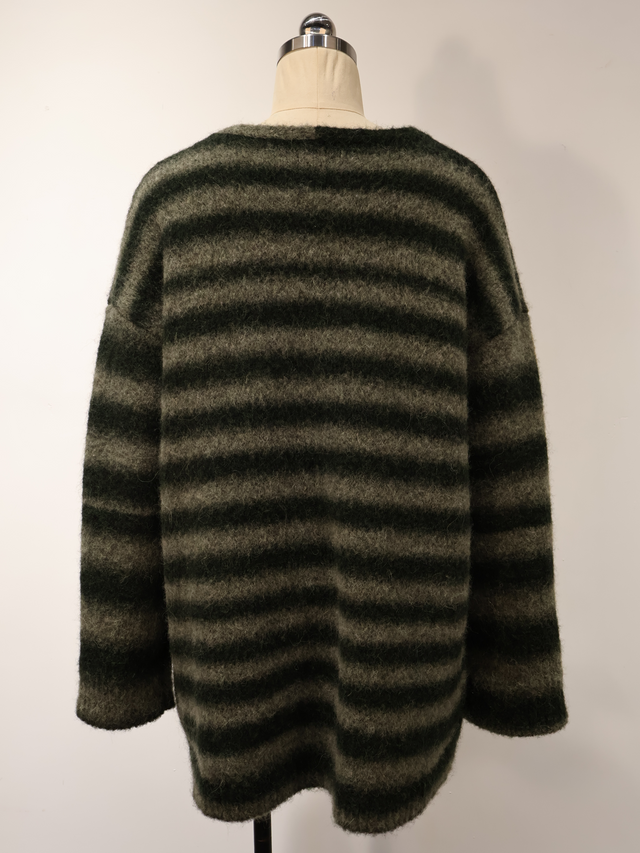 Pullover mit tiefem V-Ausschnitt