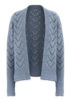 Cardigan Femme En Maille Ajour&eacute;e Motif Losanges