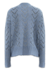 Cardigan Femme En Maille Ajour&eacute;e Motif Losanges