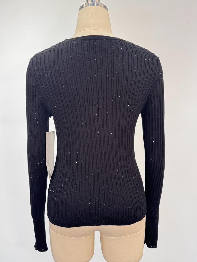 Slim-Fit-Pullover aus nahtloser Wollmischung