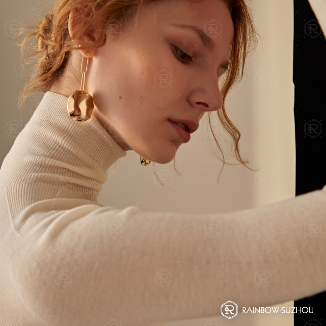 Rollkragenpullover aus reinem Kaschmir